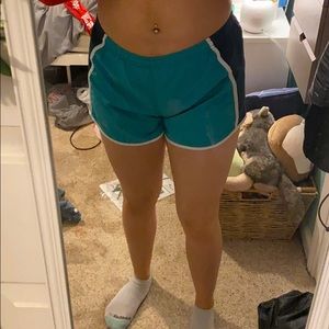 blue nike shorts